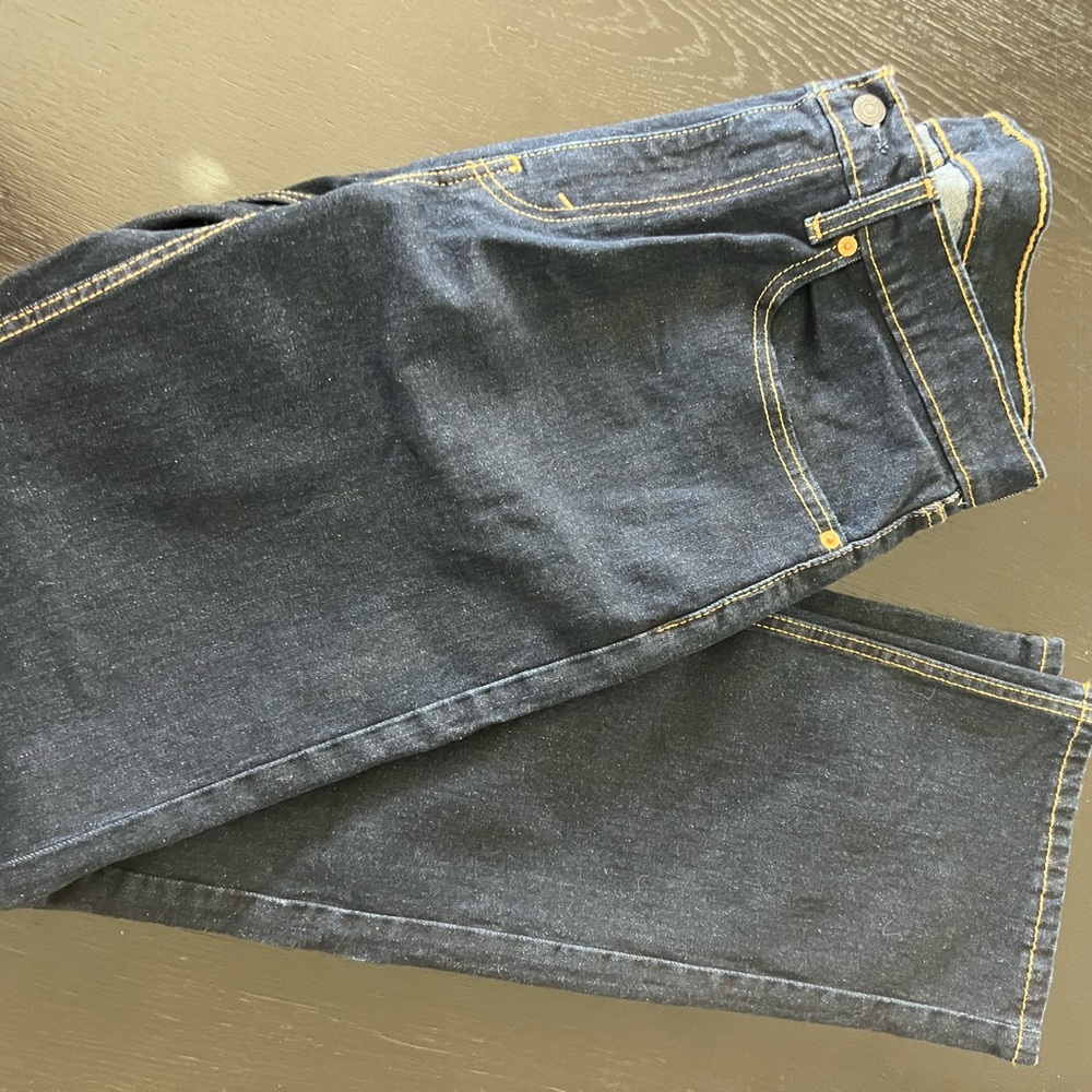 Levi's Blue Straight Pants Classic Denim